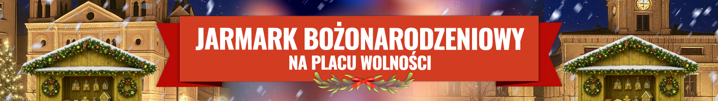 Jarmark Bożonarodzeniowy na Placu Wolności. Przejdź do informacji o wydarzeniu