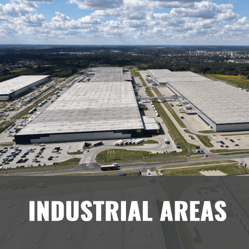Industrial areas