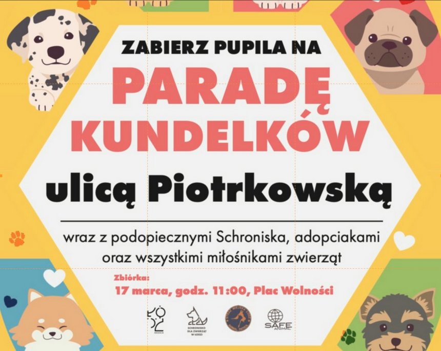 Parada Kundelków na Piotrkowskiej